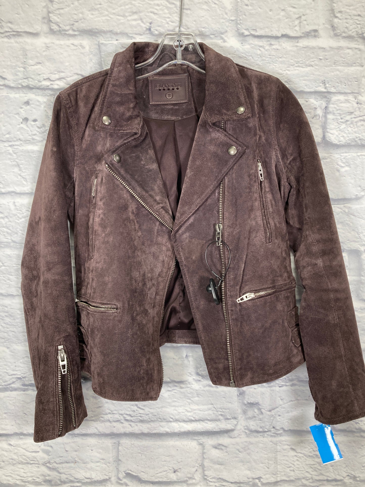 Jacket Moto Leather By Blanknyc In Purple, Size: S