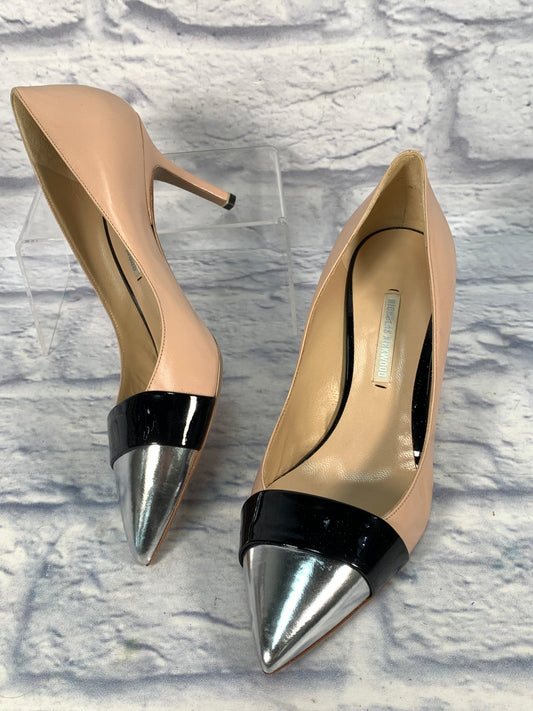 Shoes Heels Stiletto By Clothes Mentor In Black & Cream, Size: 6.5