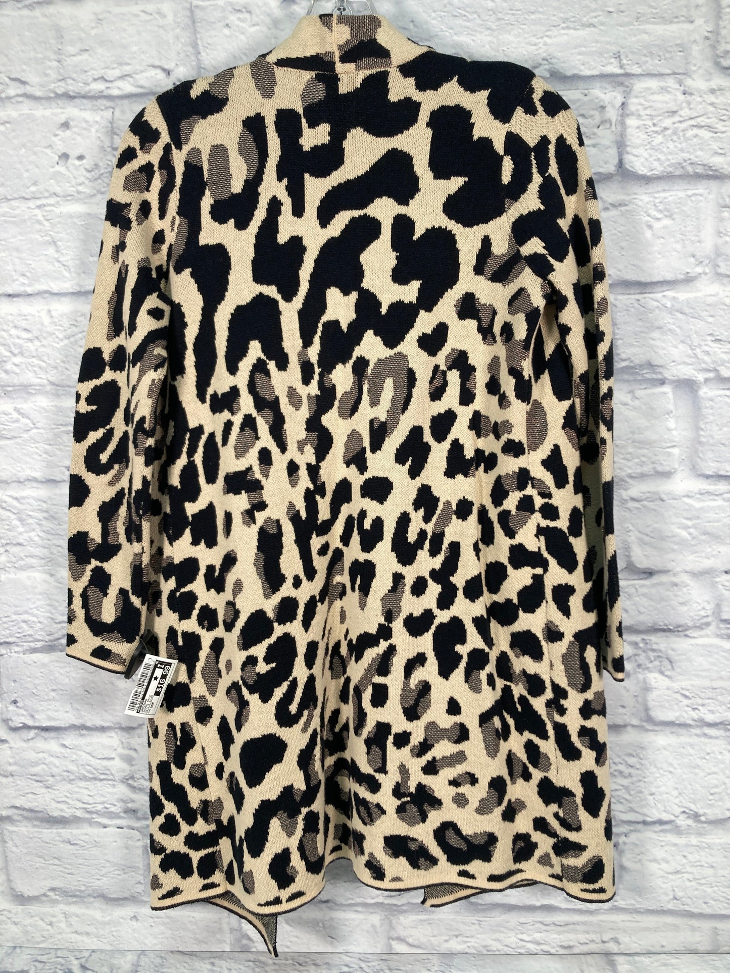 Cardigan By Chicos In Animal Print, Size: Xsp