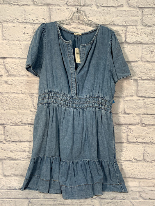 Dress Casual Short By Pilcro In Blue, Size: L