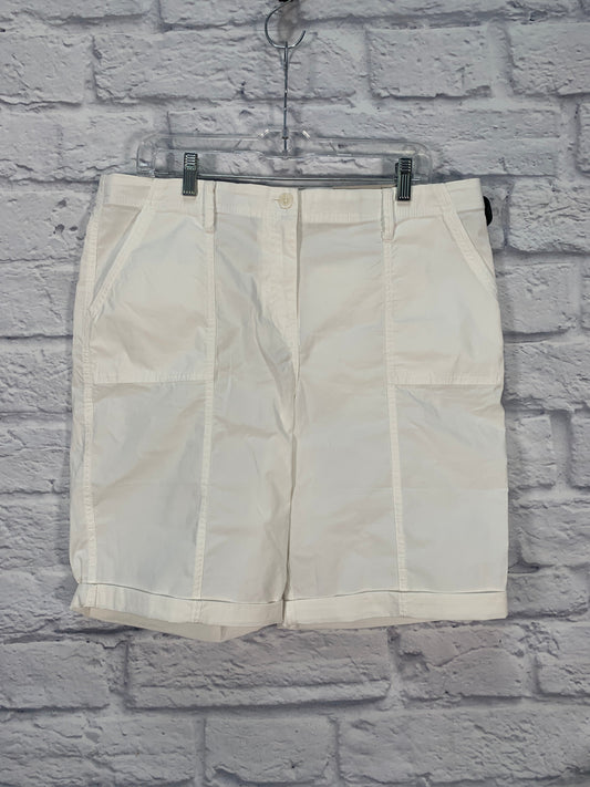 Shorts By Chicos In White, Size: Xl