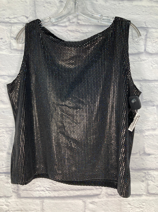 Top Sleeveless By Chicos In Black, Size: Xl