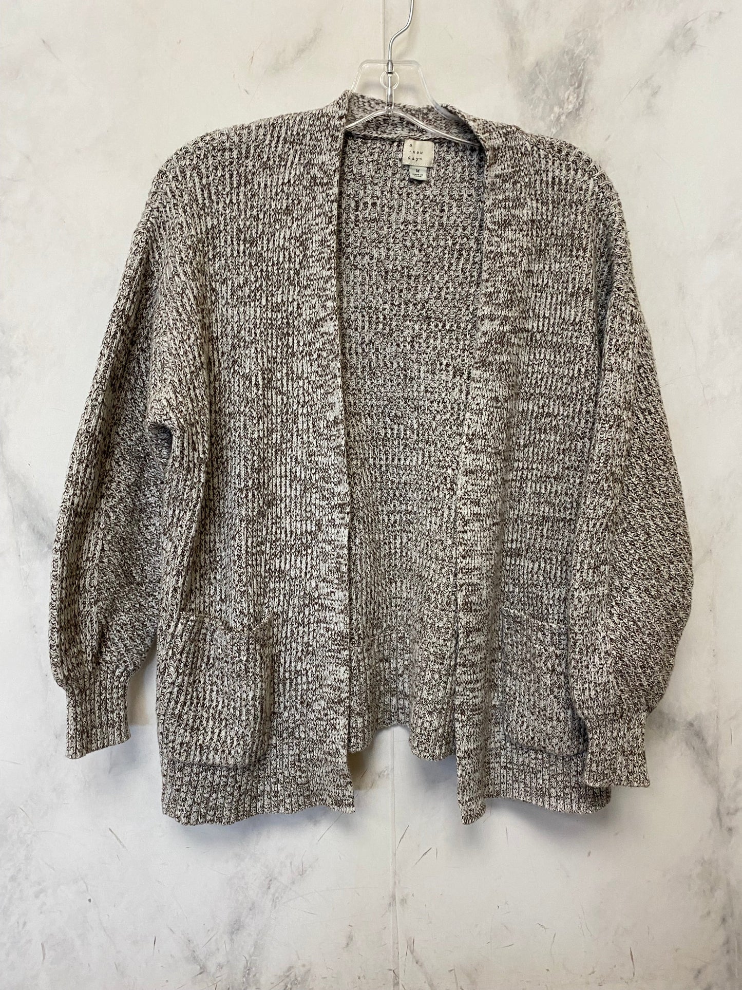 Sweater Cardigan By A New Day In Grey, Size: M