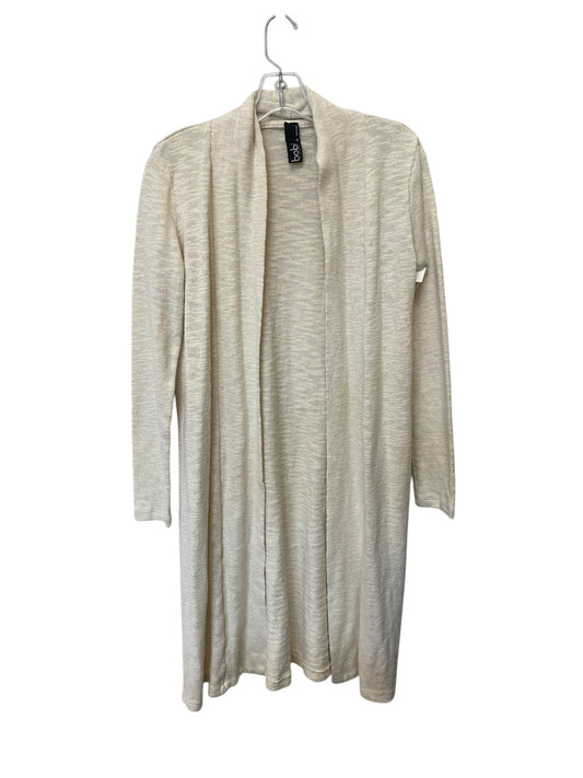 Sweater Cardigan By Bobi In Cream, Size: S