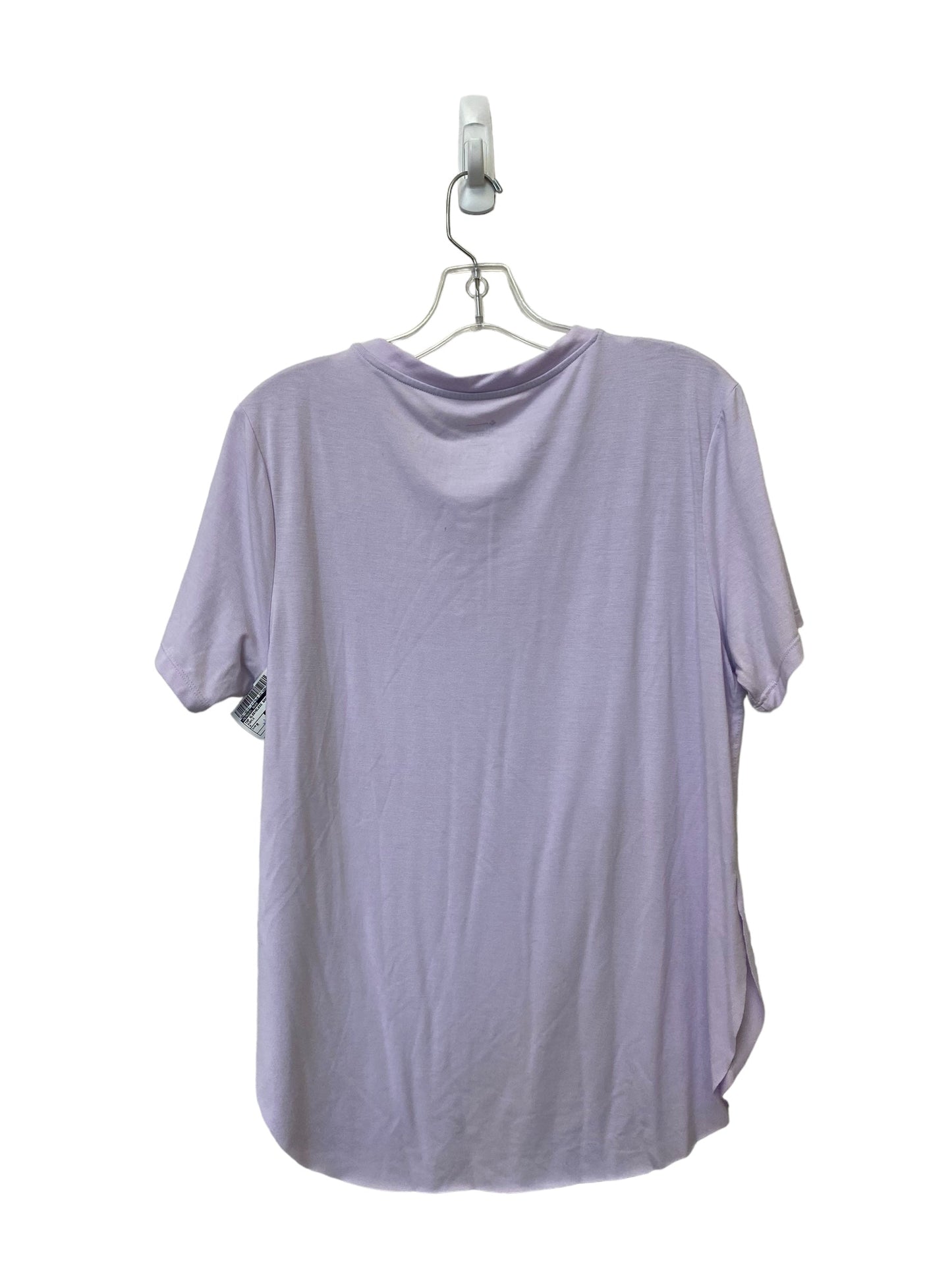 Purple Top Sleeveless Basic Members Mark, Size M