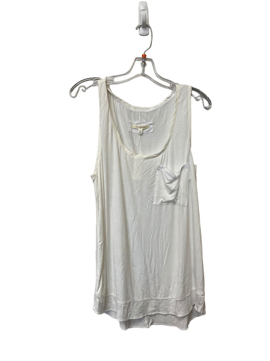 White Top Sleeveless Anthropologie, Size L