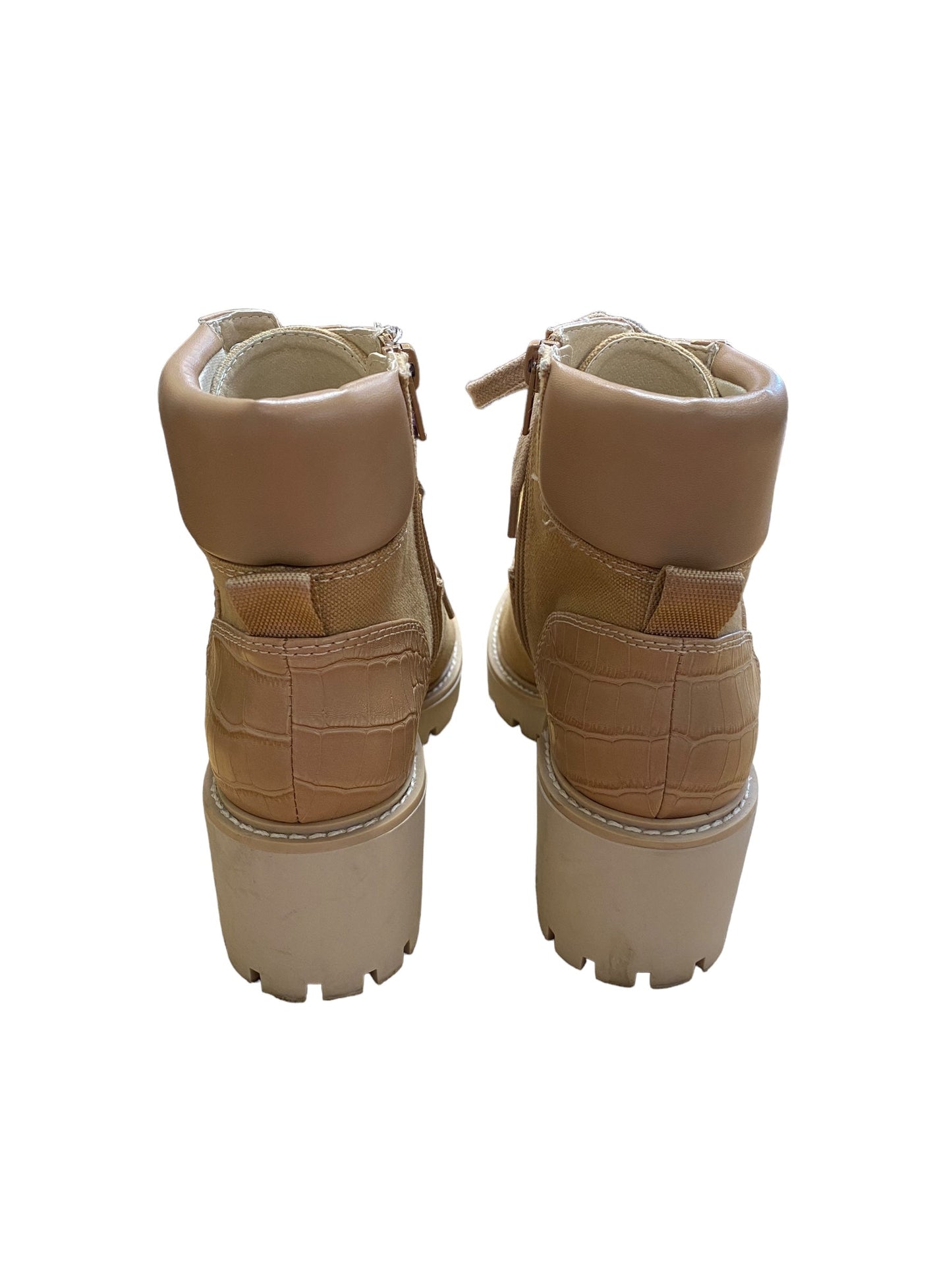 Tan Boots Combat Dolce Vita, Size 6.5