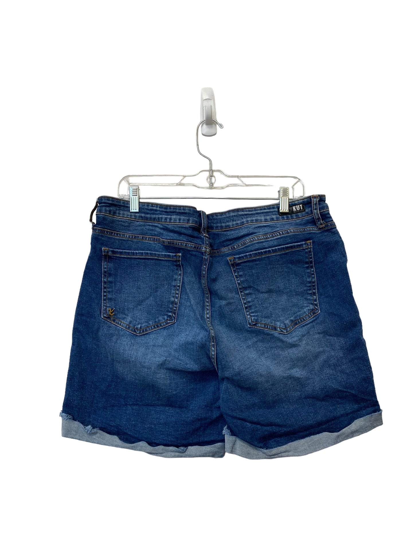 Blue Denim Shorts Kut, Size 16