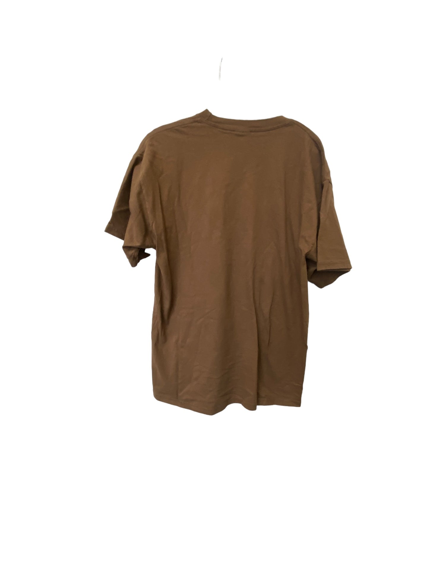 Bronze Top Short Sleeve Hanes, Size L