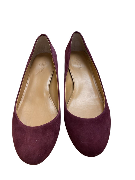 Shoes Flats By J. Crew In Purple, Size: 8