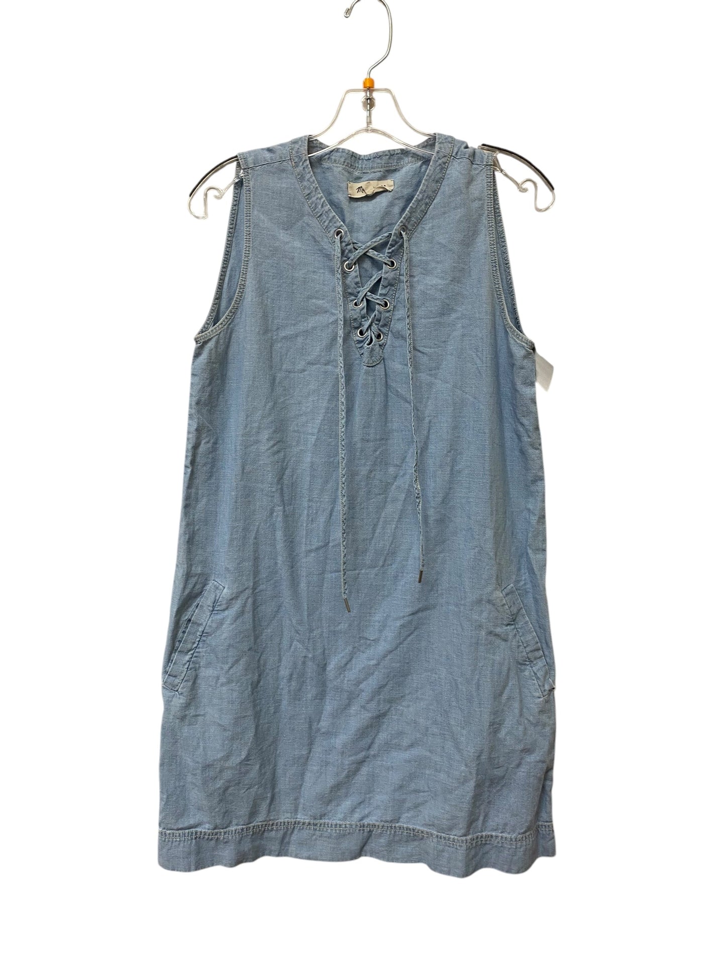 Dress Casual Midi By Madewell In Blue, Size: S