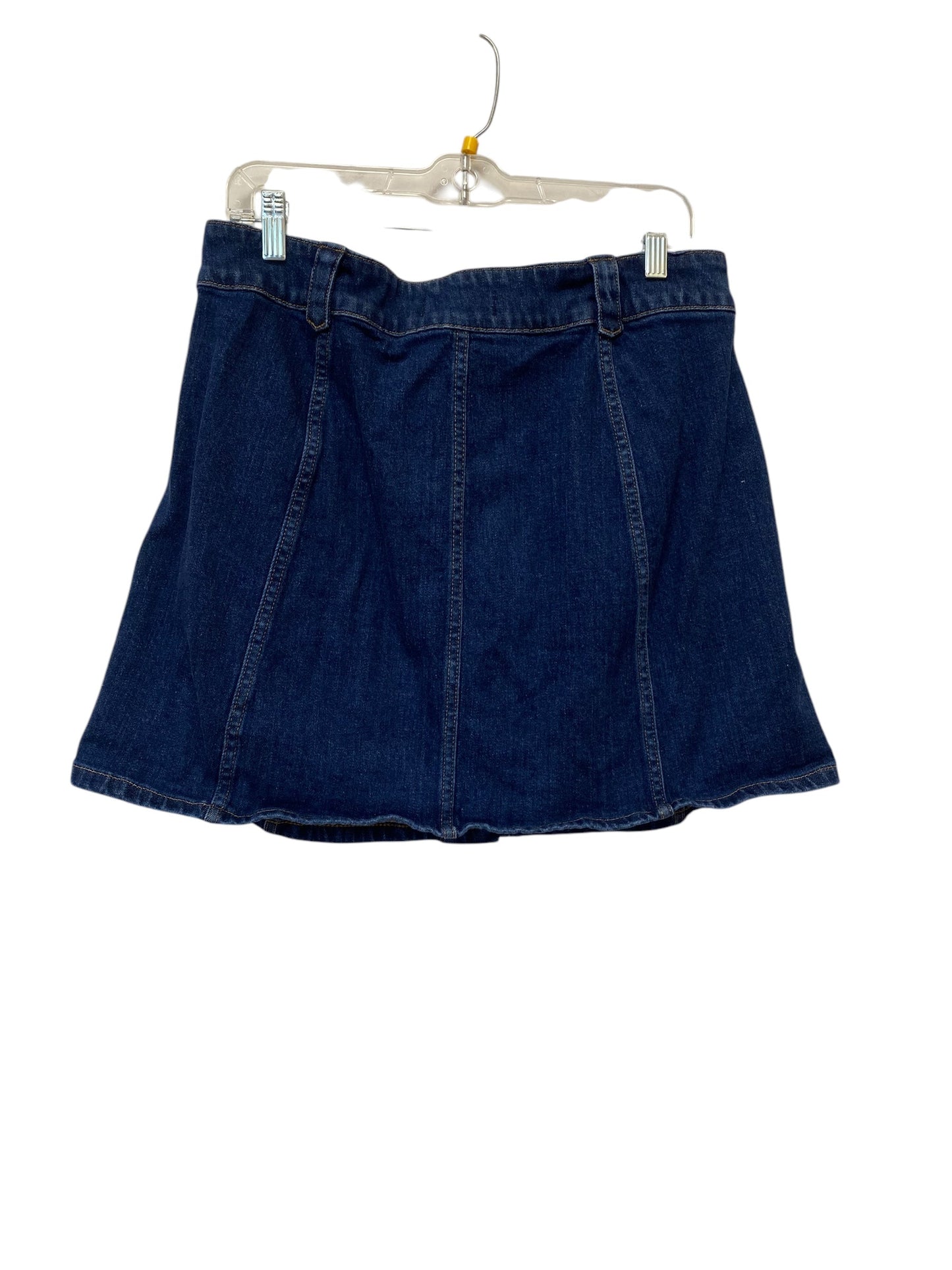 Skirt Mini & Short By Madewell In Blue Denim, Size: 14