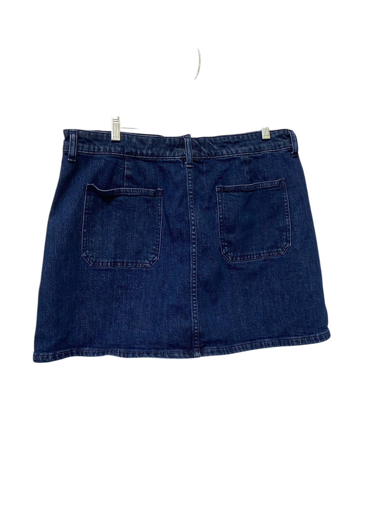 Skirt Mini & Short By Madewell In Blue Denim, Size: 12