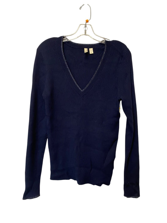 Top Long Sleeve By Moth In Navy, Size: L