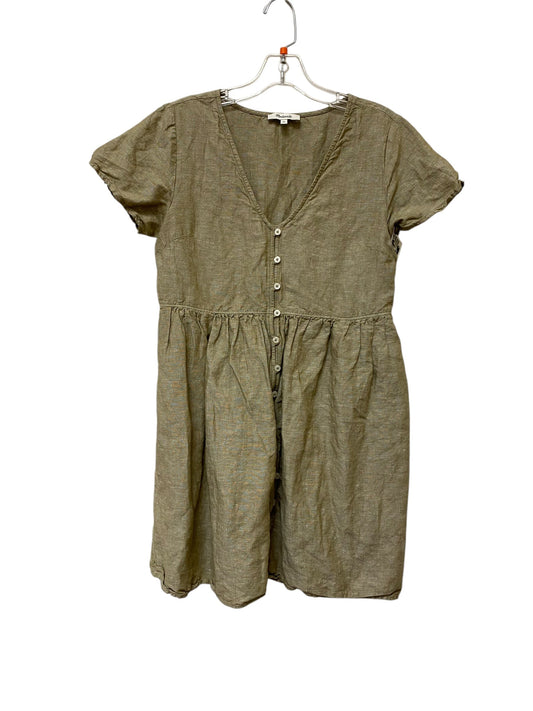 Dress Casual Midi By Madewell In Green, Size: Xs