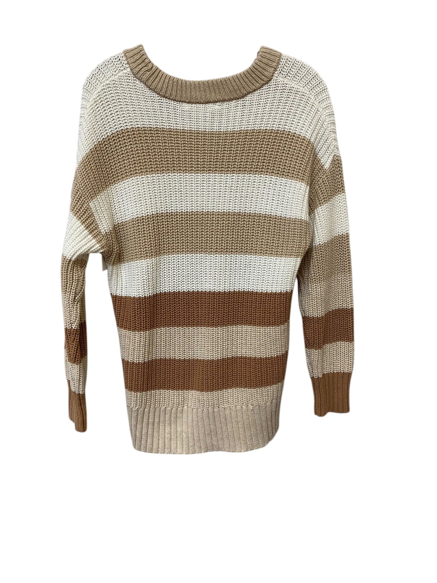 Sweater By Time And Tru In Striped Pattern, Size: M