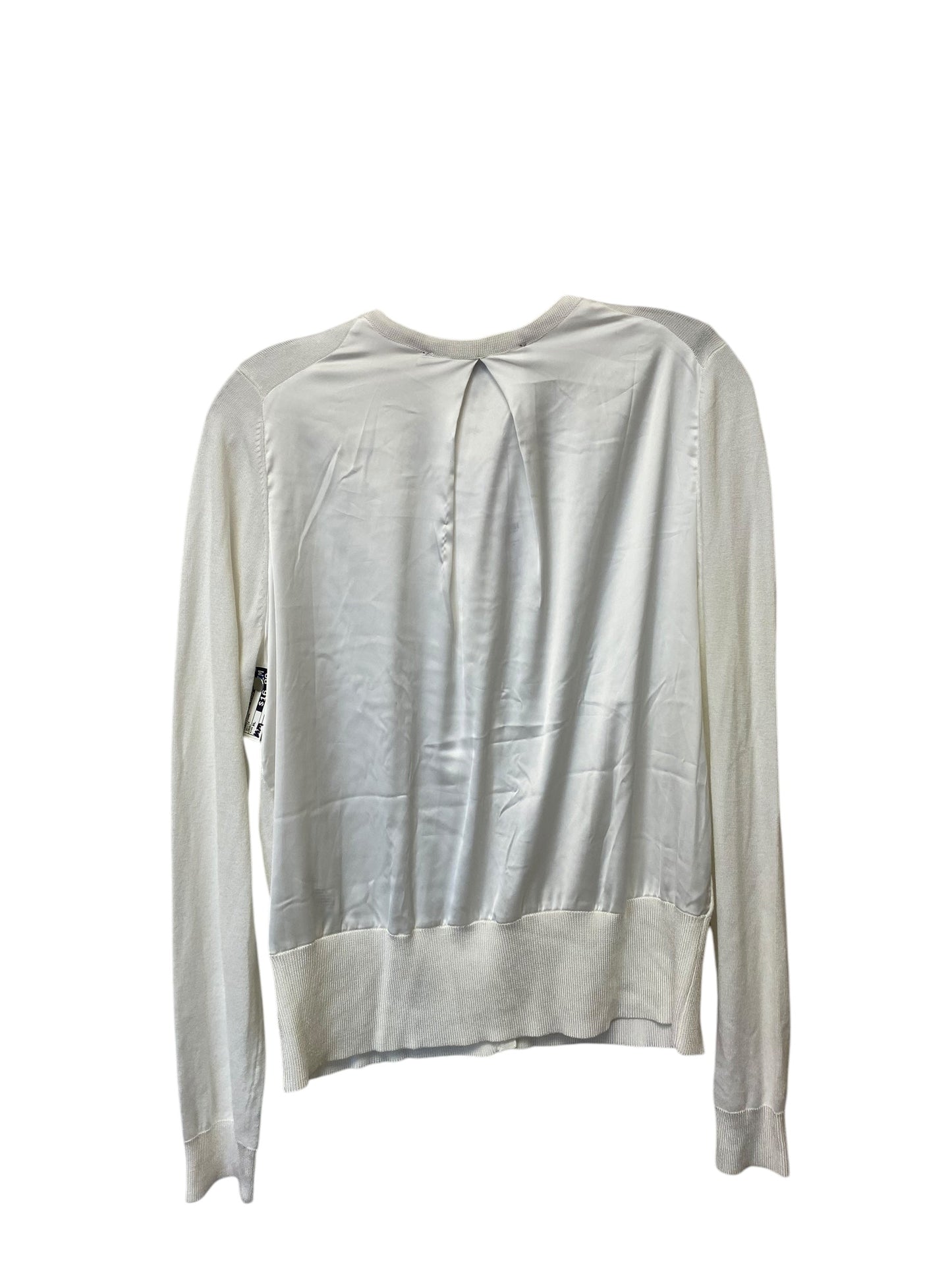 Cardigan By White House Black Market In White, Size: Xl