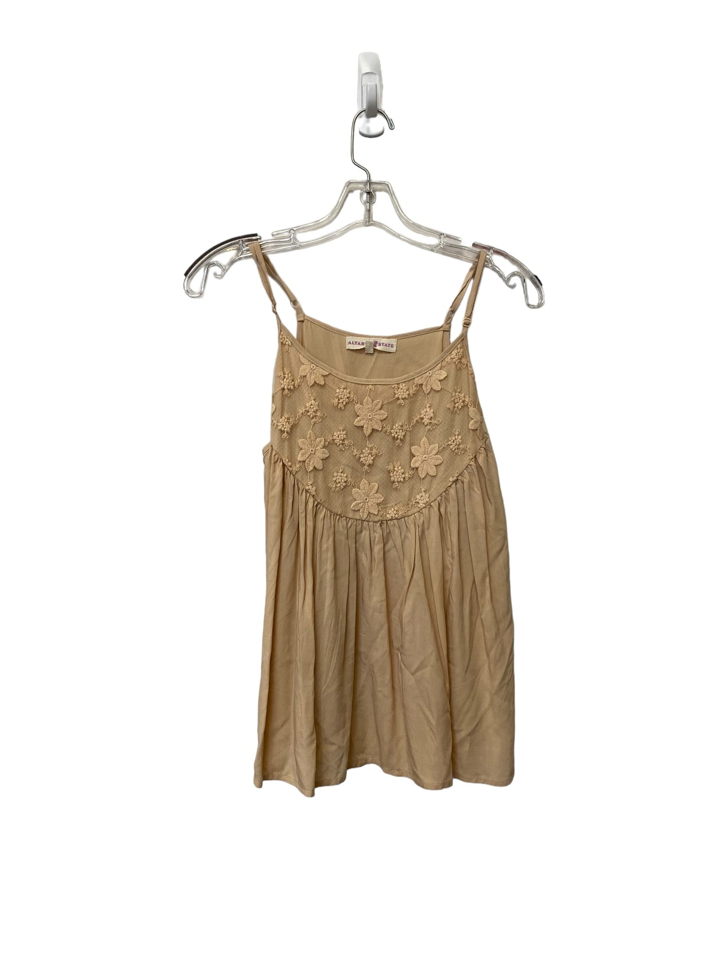 Tan Top Sleeveless Altard State, Size Xs