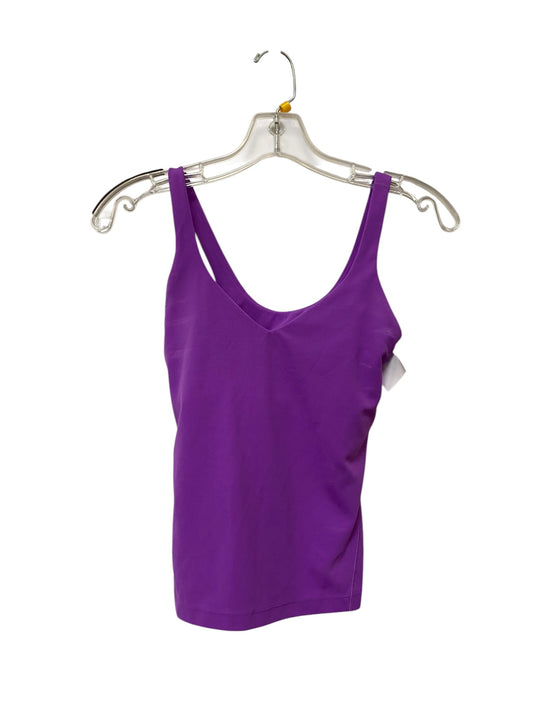 Athletic Tank Top By Lululemon In Purple, Size: 2