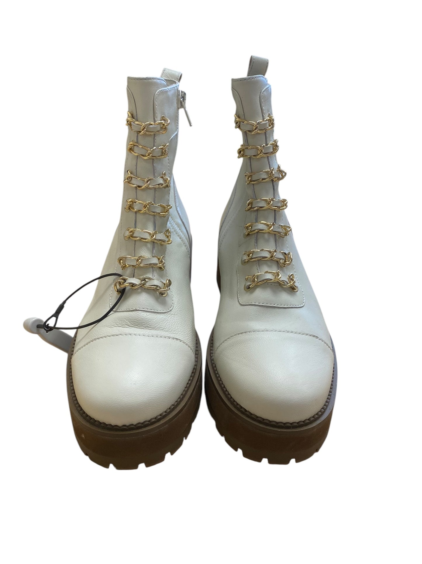 Boots Combat By Clothes Mentor In White, Size: 7.5