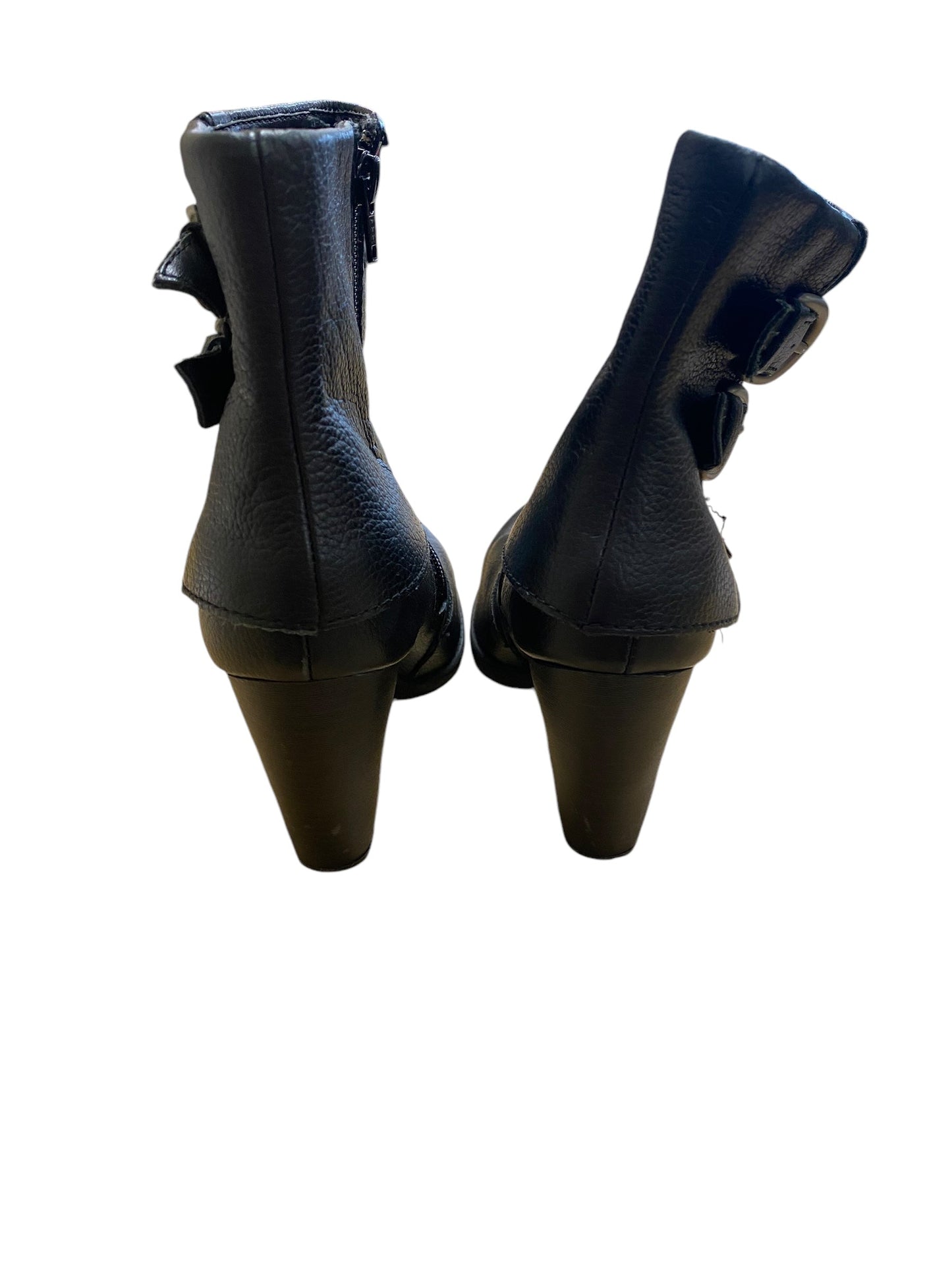 Boots Ankle Heels By Boc In Black, Size: 8