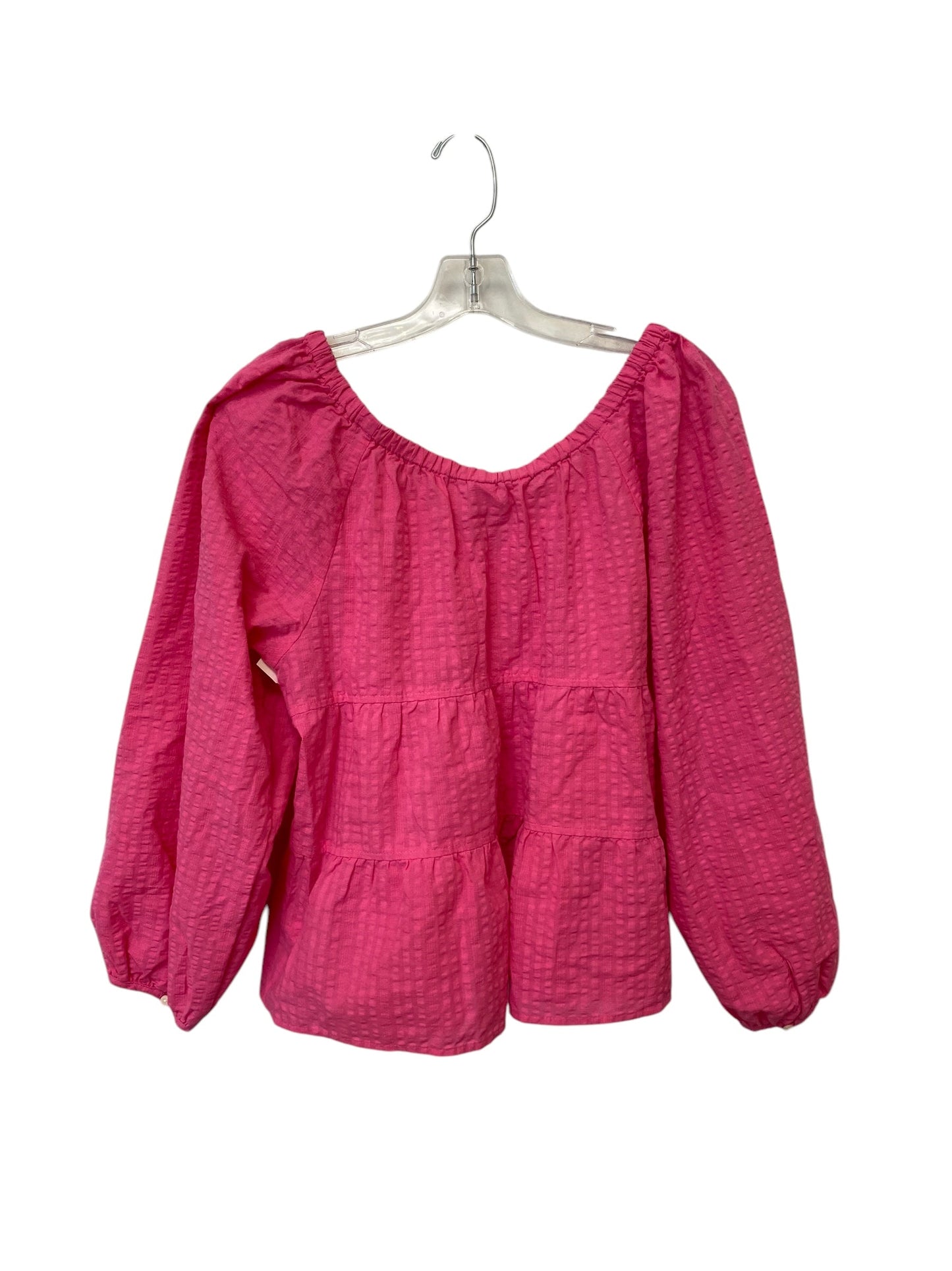 Top Long Sleeve By Old Navy In Pink, Size: M