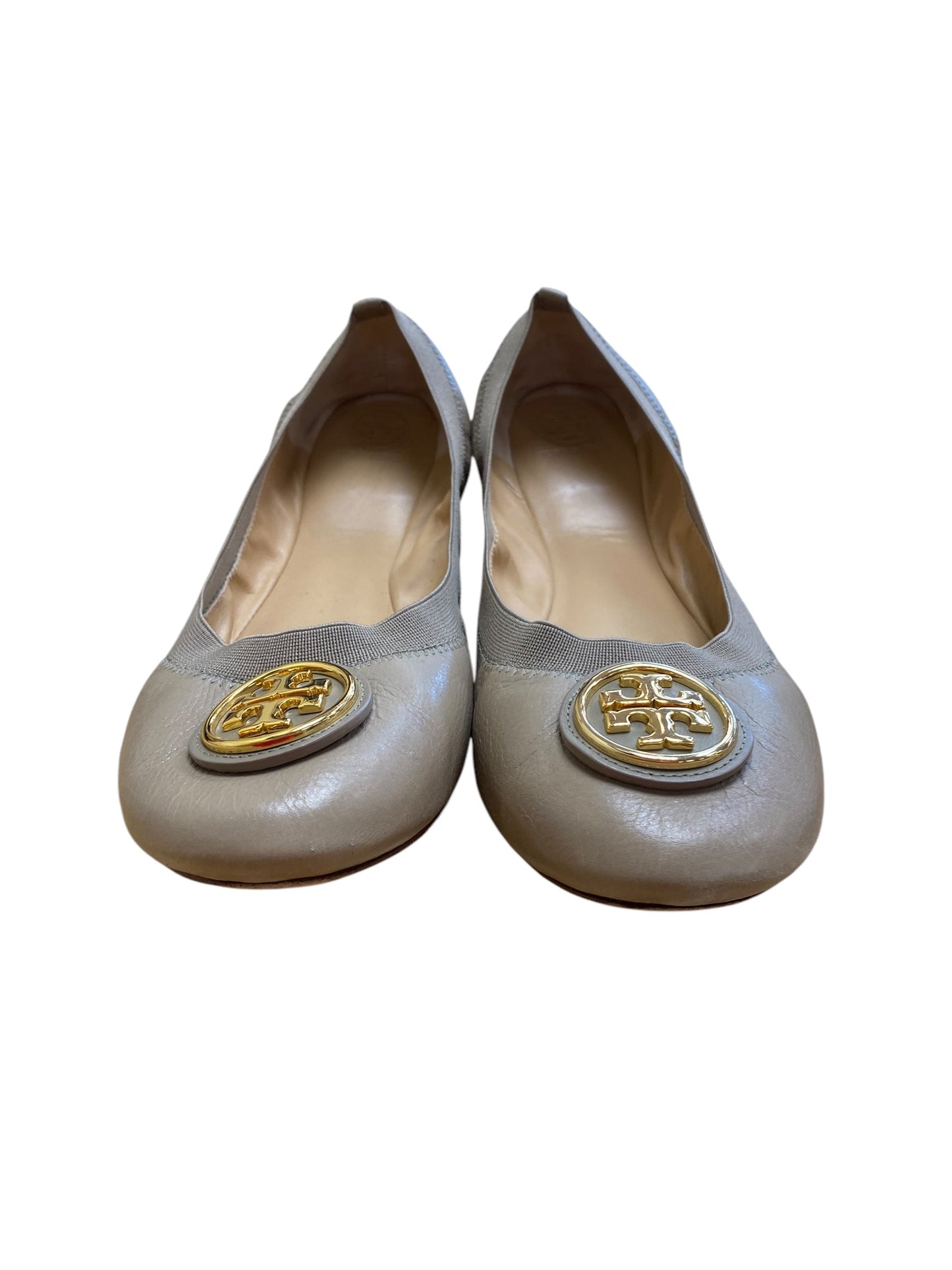 Shoes Flats By Tory Burch In Taupe, Size: 10.5