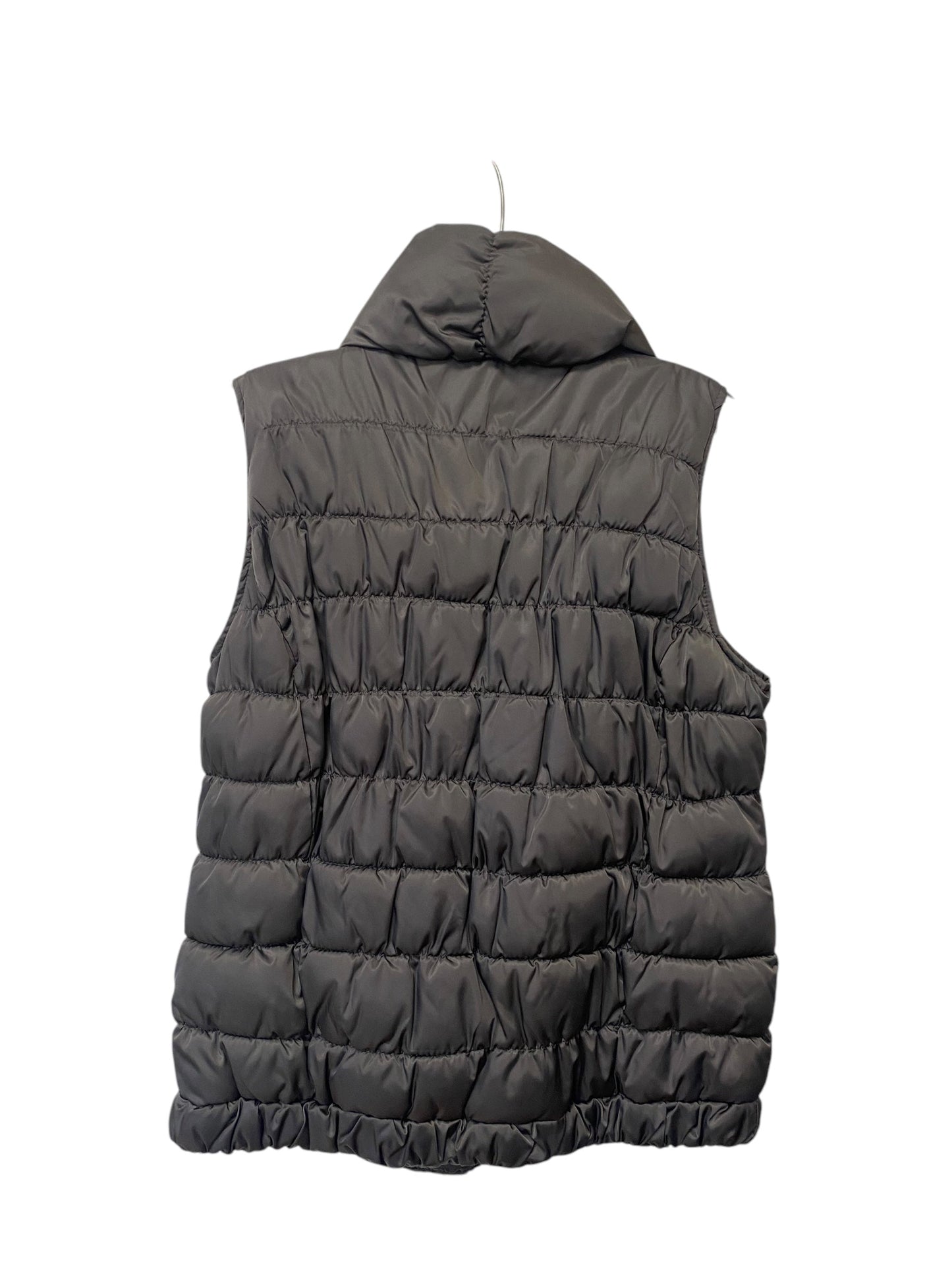 Vest Puffer & Quilted By Coldwater Creek In Grey, Size: L