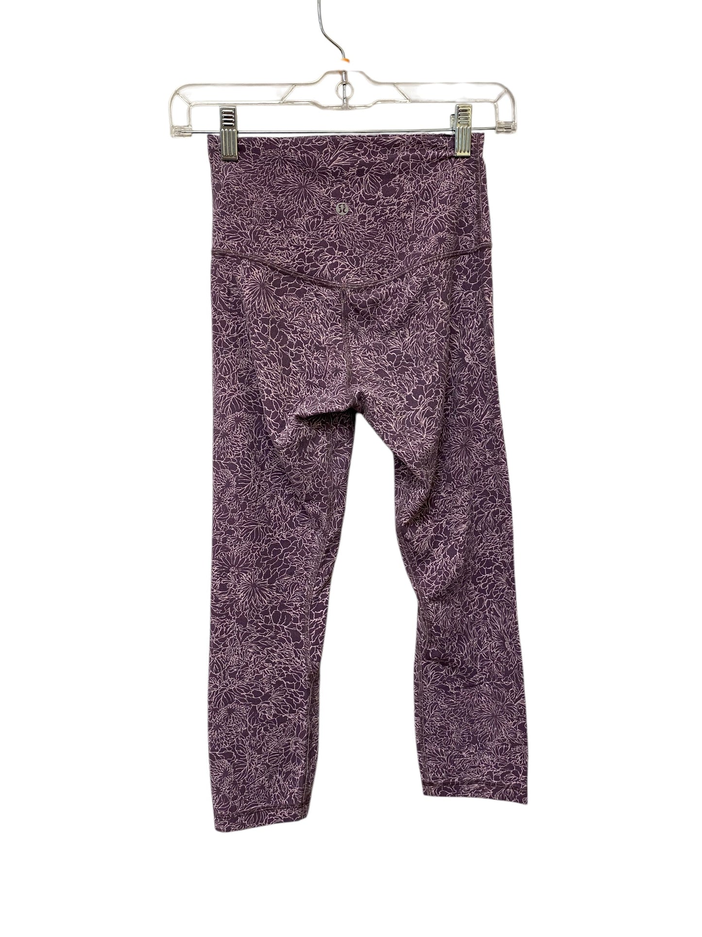 Athletic Leggings By Lululemon In Purple, Size: 4