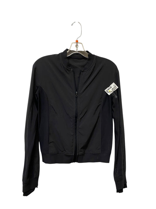 Athletic Jacket By Lululemon In Black, Size: 4