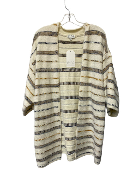 Cardigan By Wonderly In Cream, Size: S