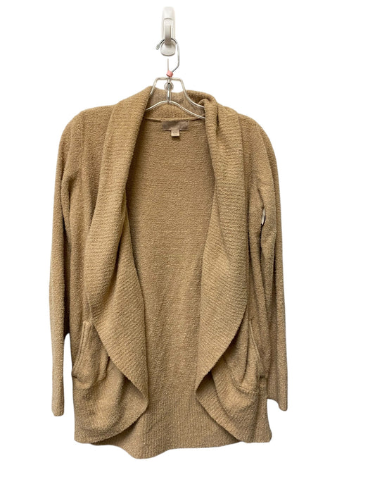 Sweater Cardigan By Barefoot Dreams In Tan, Size: Xs