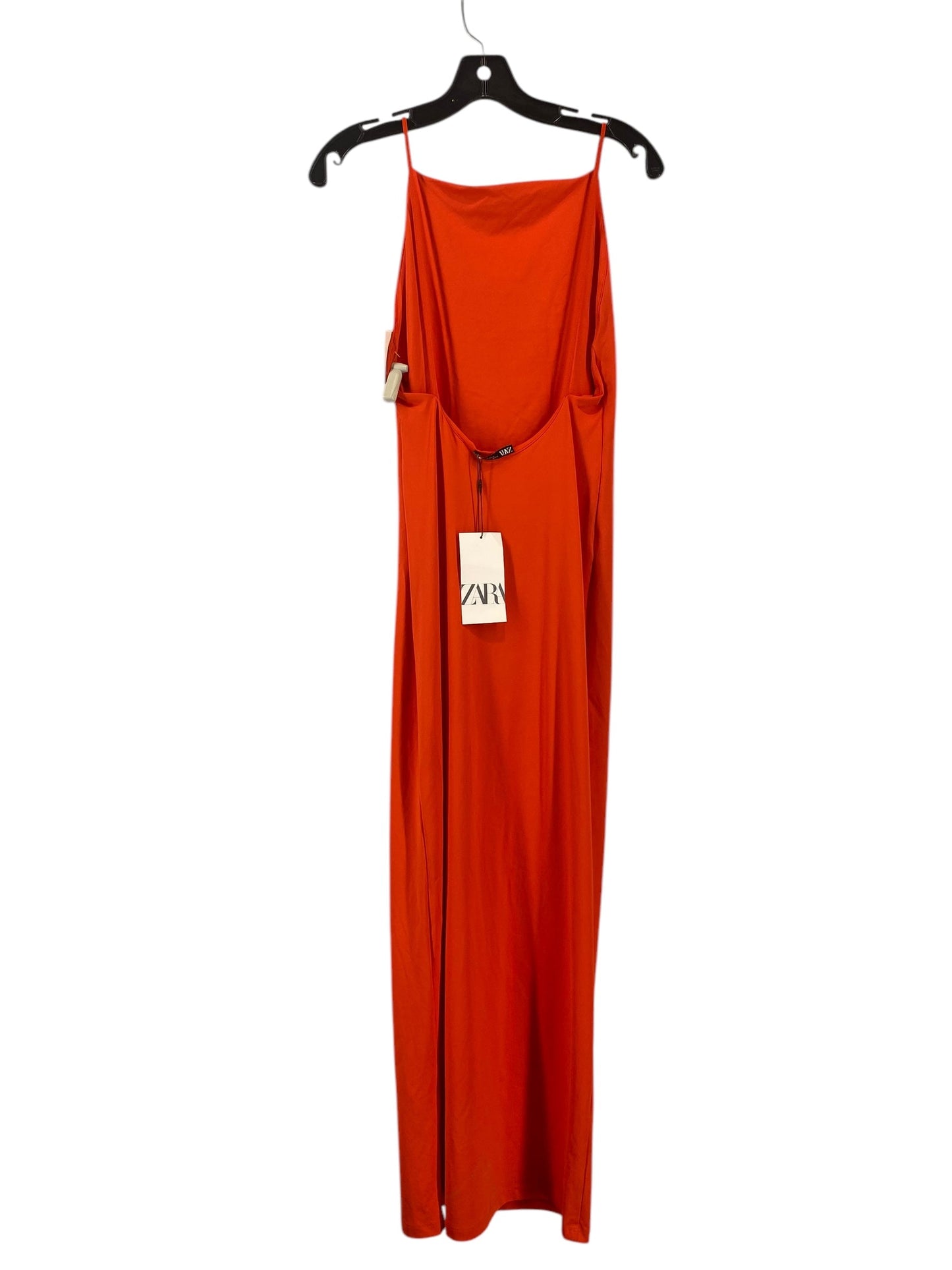 Dress Casual Maxi By Zara In Orange, Size: M