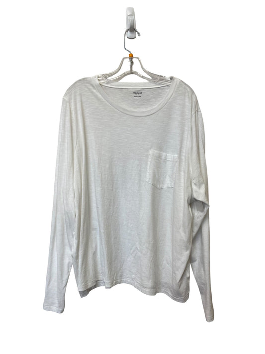 White Top Long Sleeve Madewell, Size 3x