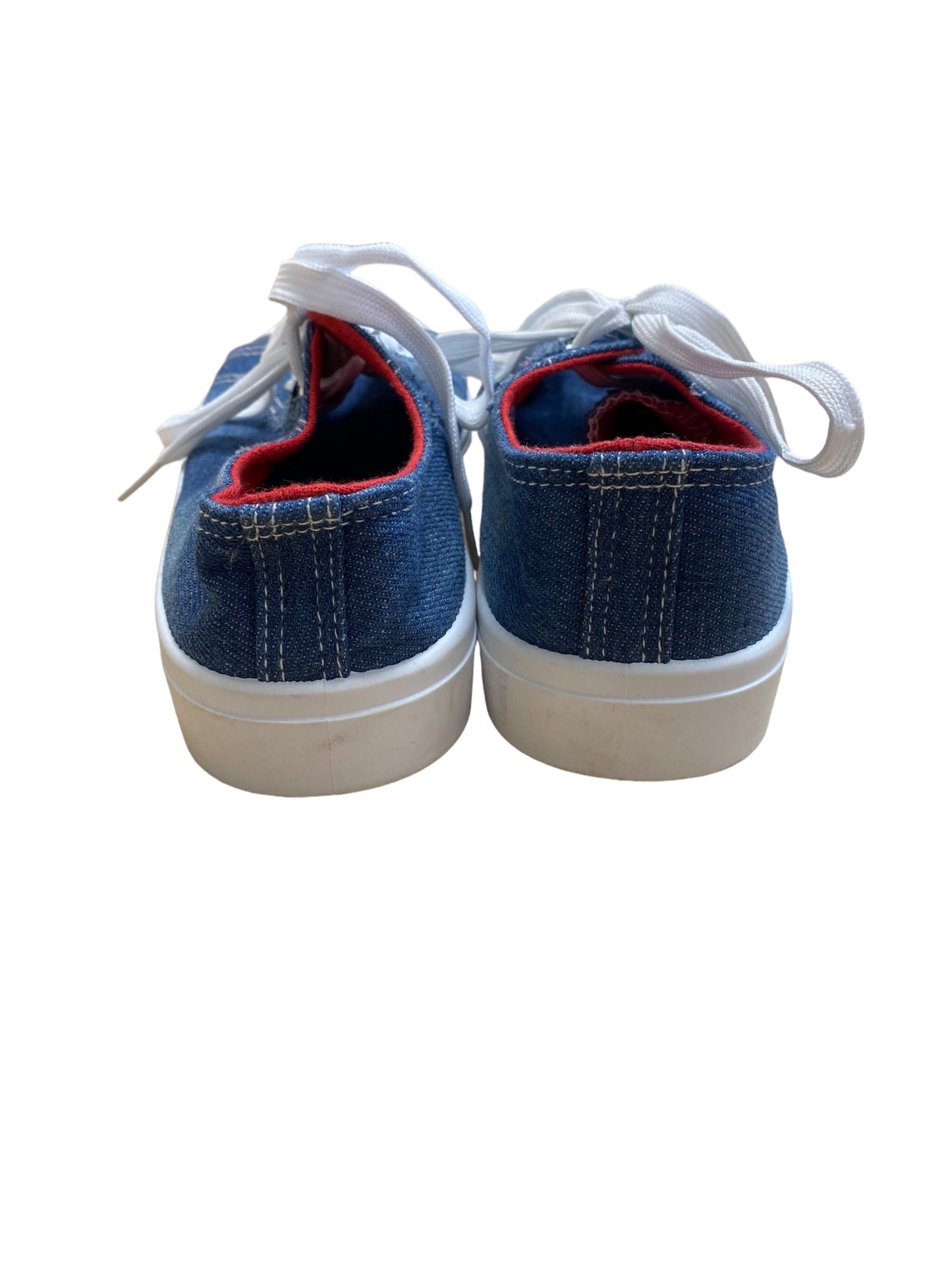 Blue Denim Shoes Sneakers Bobbie Brooks, Size 8