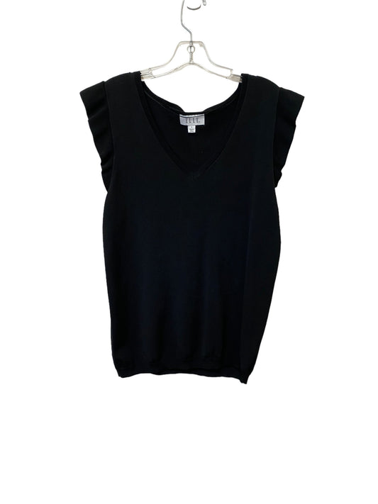 Black Top Short Sleeve Elle, Size L