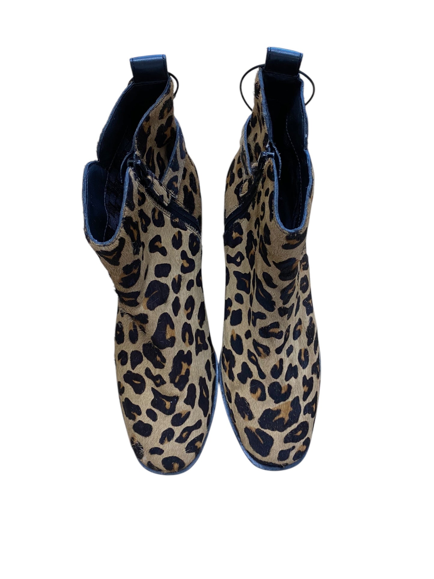 Boots Ankle Flats By Cole-haan In Animal Print, Size: 7.5