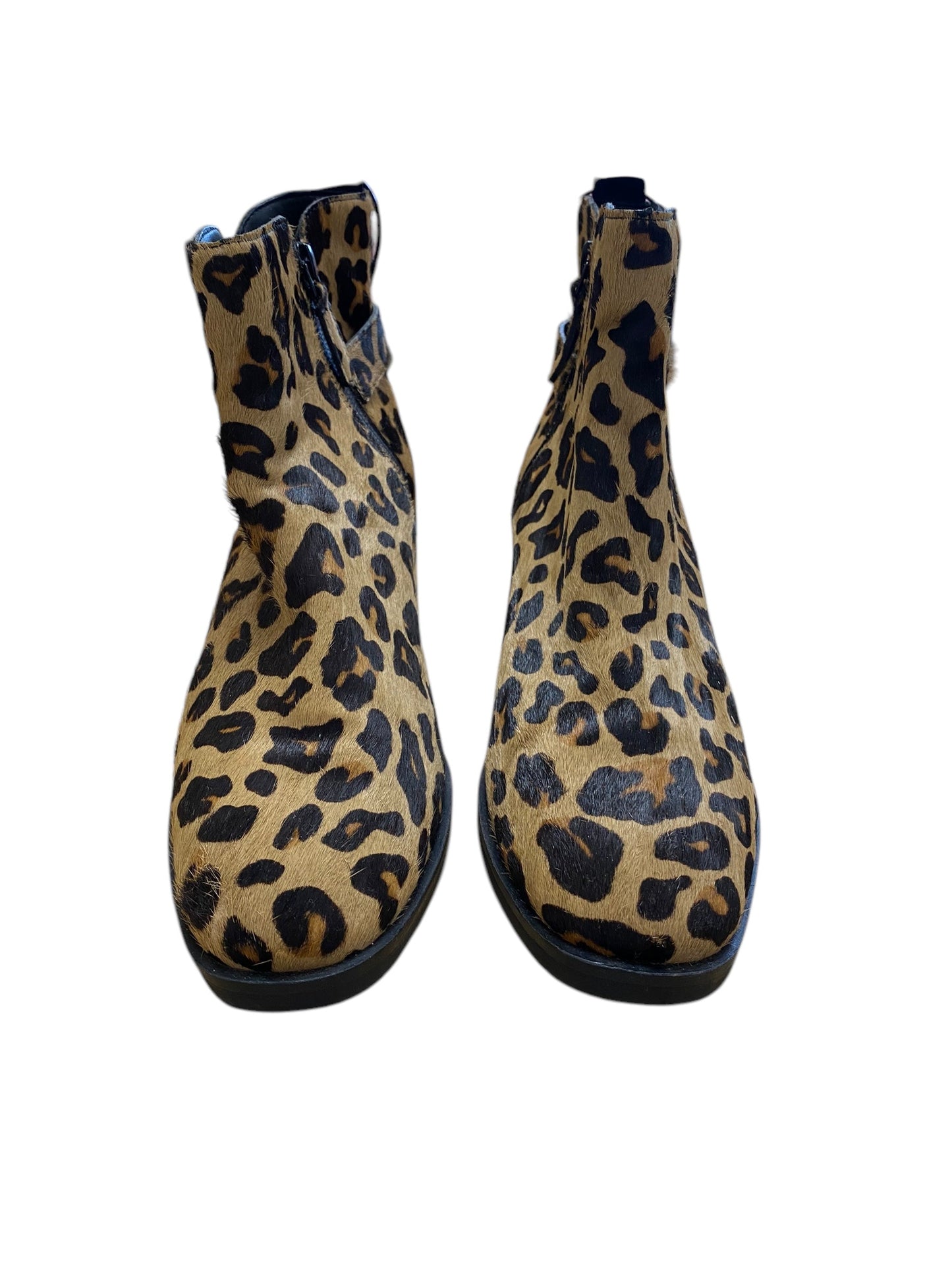 Boots Ankle Flats By Cole-haan In Animal Print, Size: 7.5