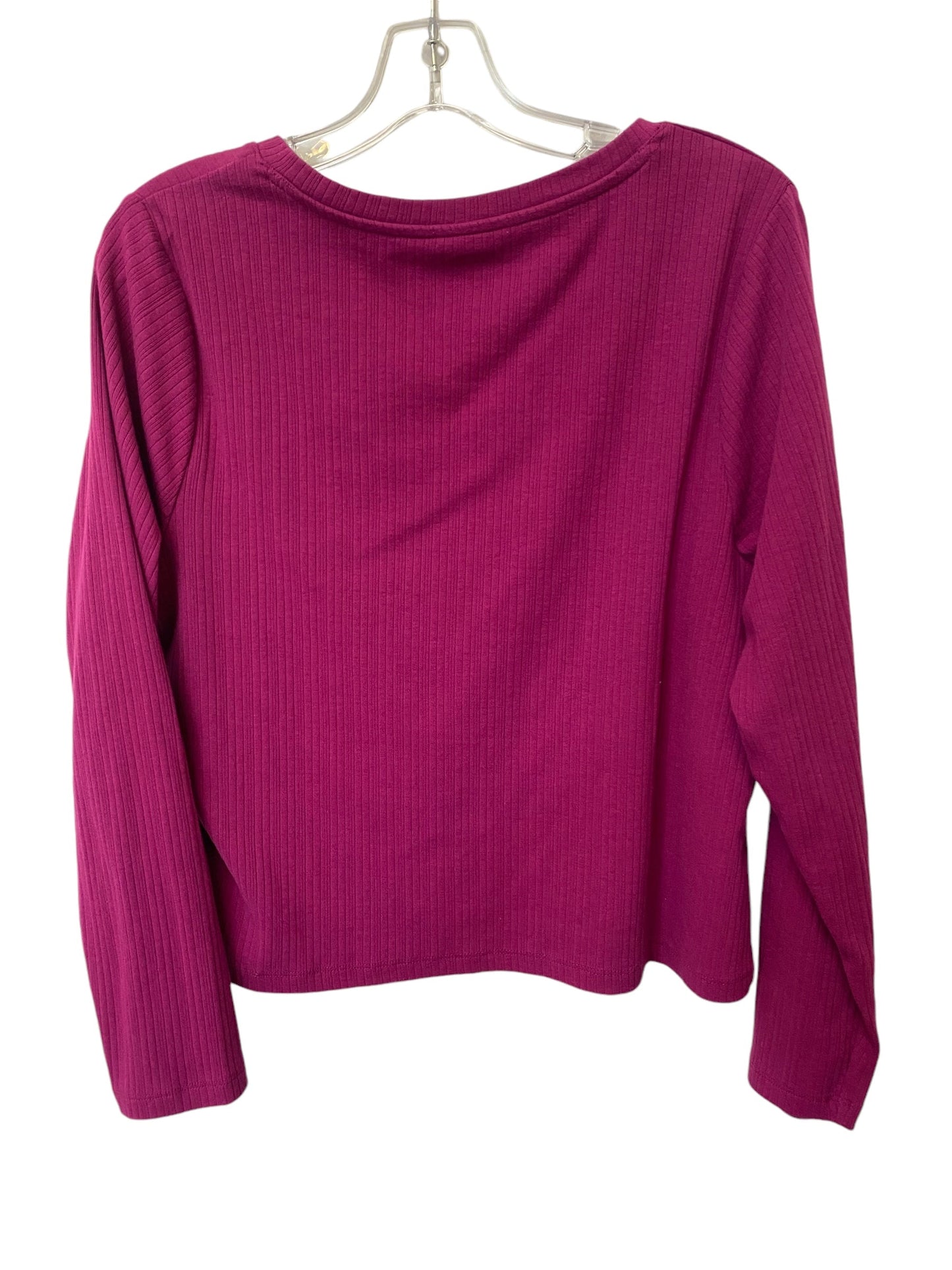 Top Long Sleeve By Old Navy In Pink, Size: 2x