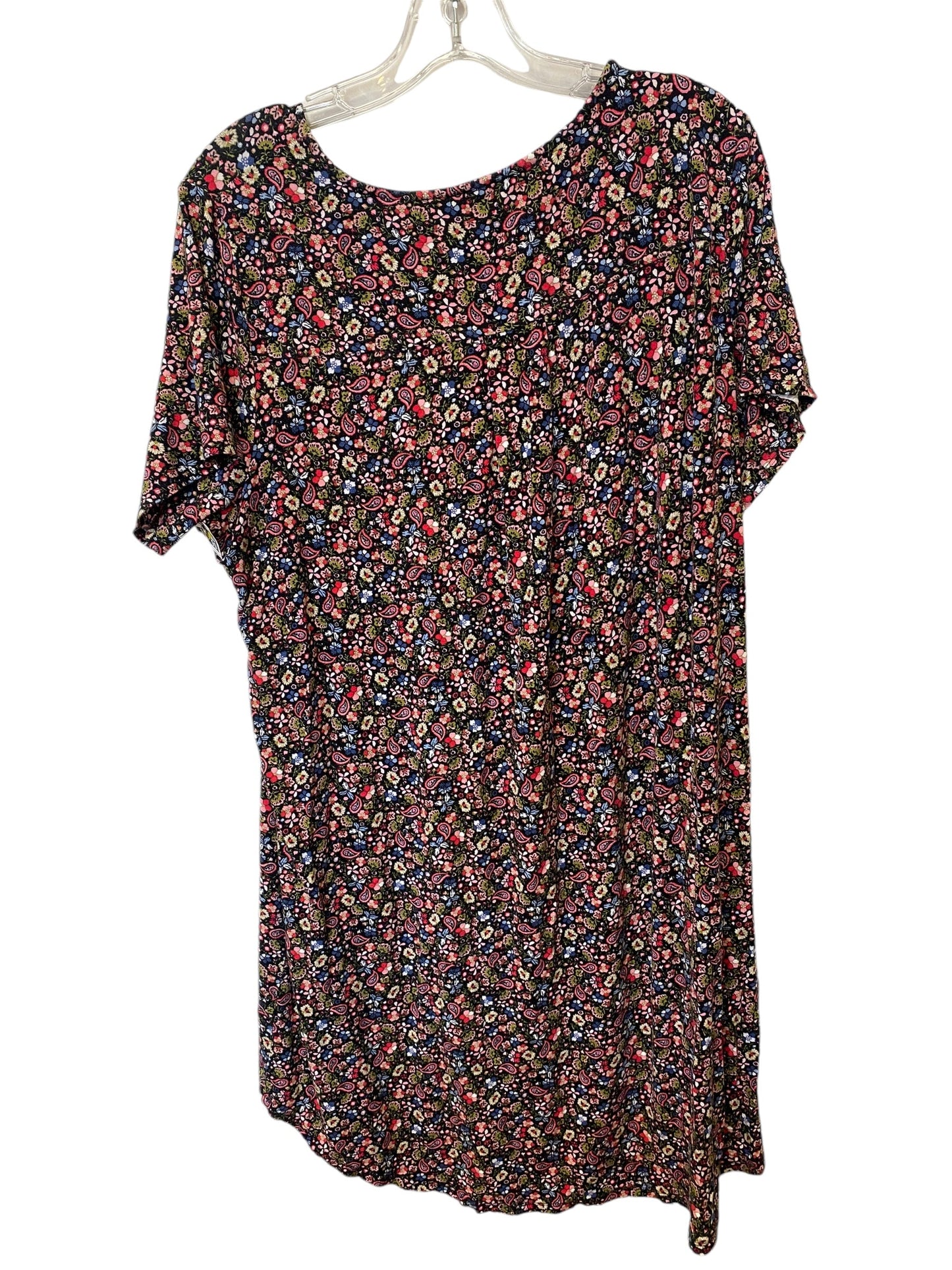 Dress Casual Short By Tahari By Arthur Levine In Floral Print, Size: 1x