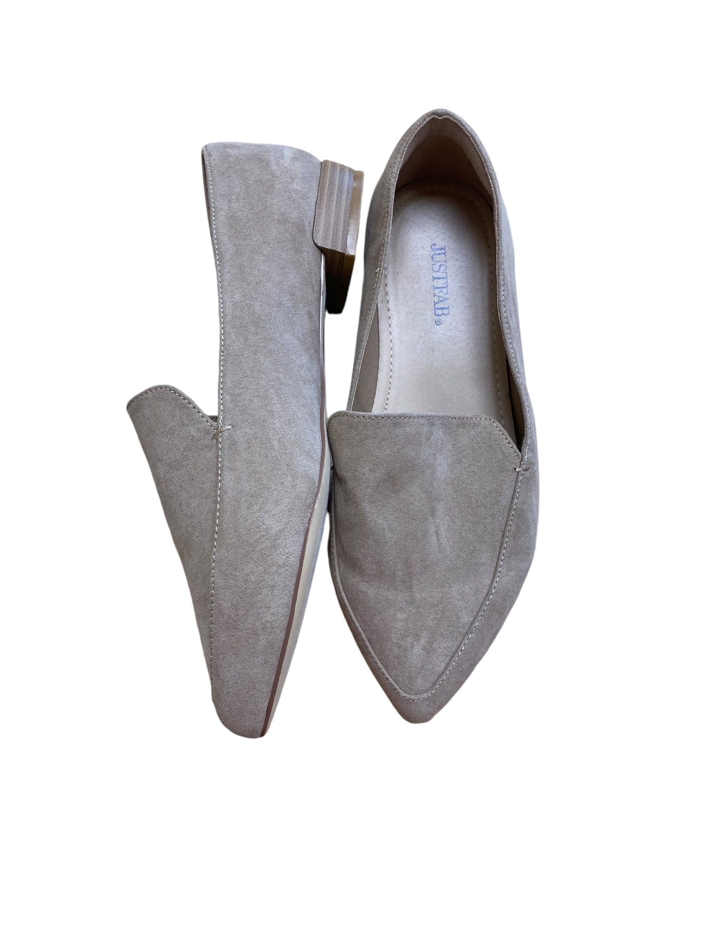 Shoes Flats By Justfab In Taupe, Size: 7.5