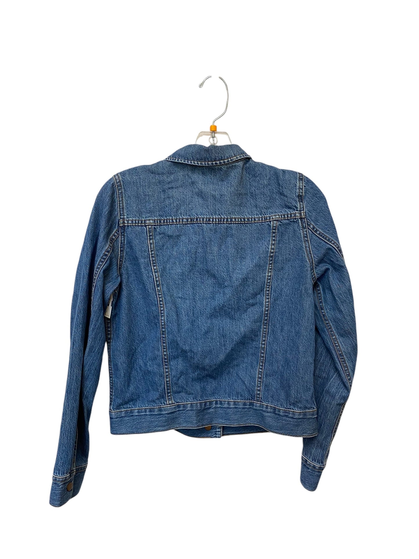 Jacket Denim By Madewell In Blue, Size: S