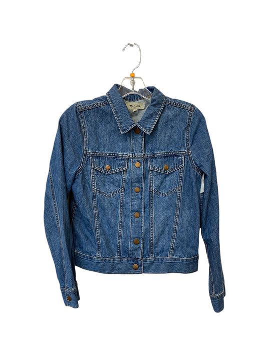 Jacket Denim By Madewell In Blue, Size: S