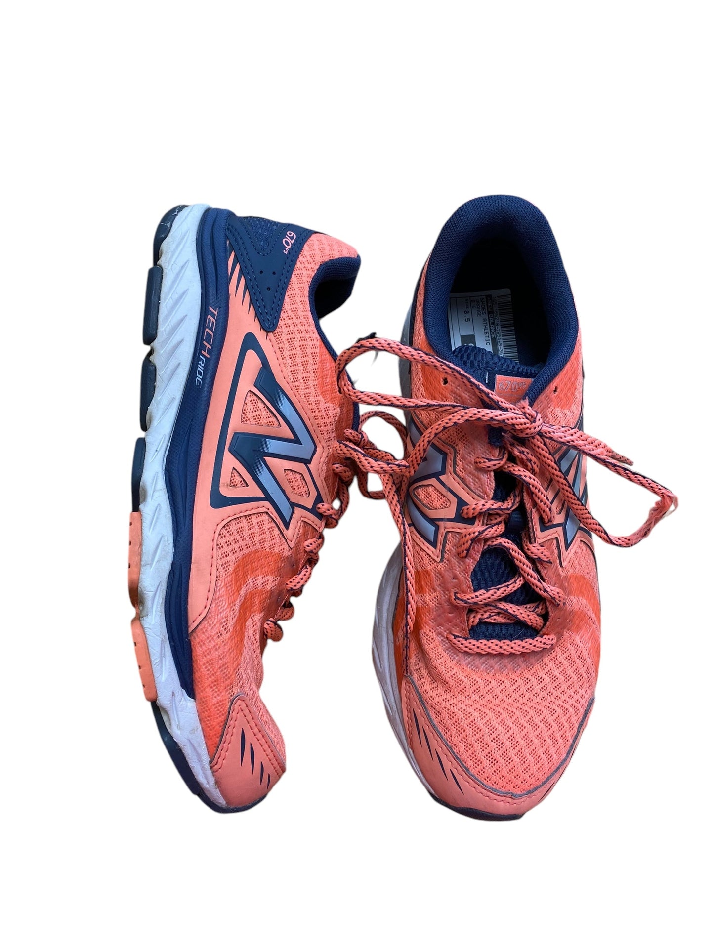 Shoes Athletic By New Balance In Orange, Size: 8.5