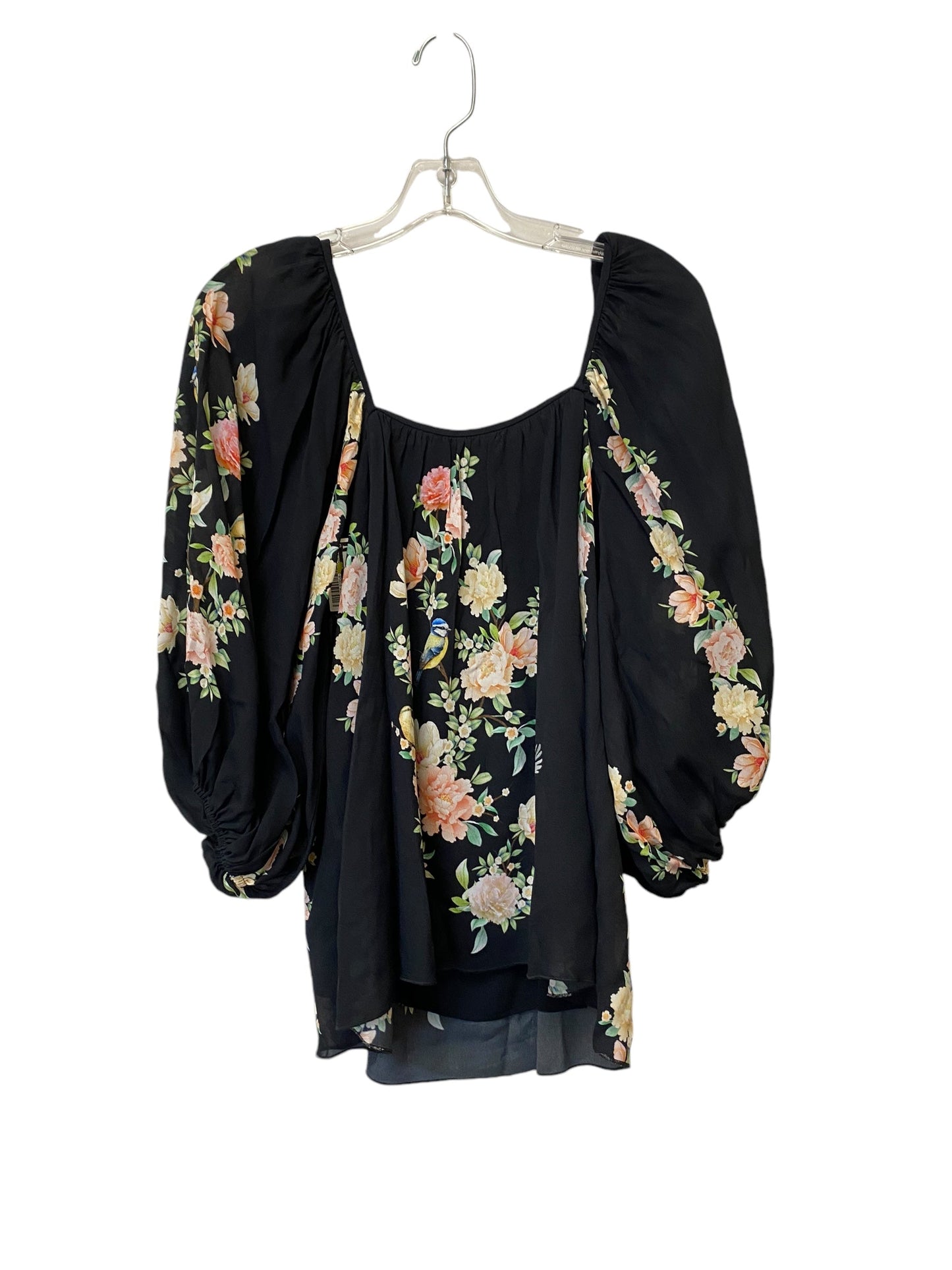 Top Long Sleeve By Johnny Was In Floral Print, Size: Xs