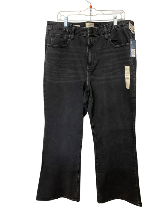 Jeans Flared By Universal Thread In Black, Size: 18