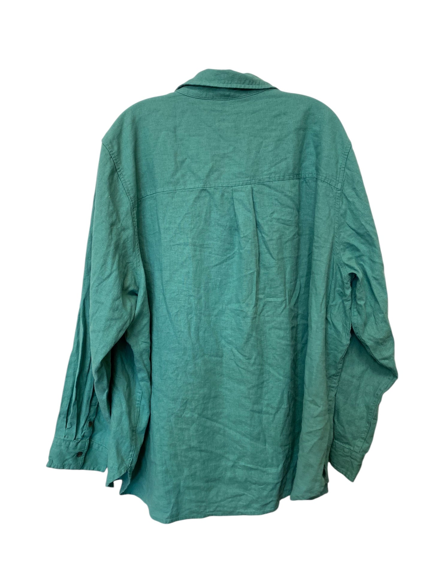 Top Long Sleeve By Universal Thread In Green, Size: 2x