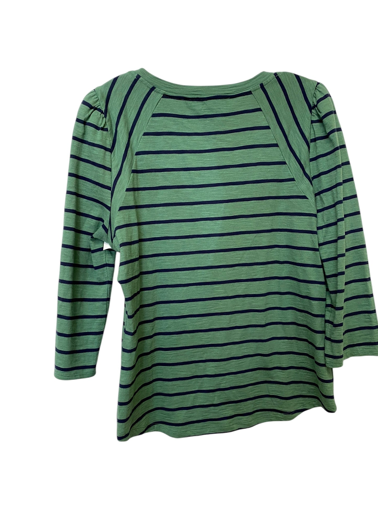 Top Long Sleeve By White House Black Market In Striped Pattern, Size: M