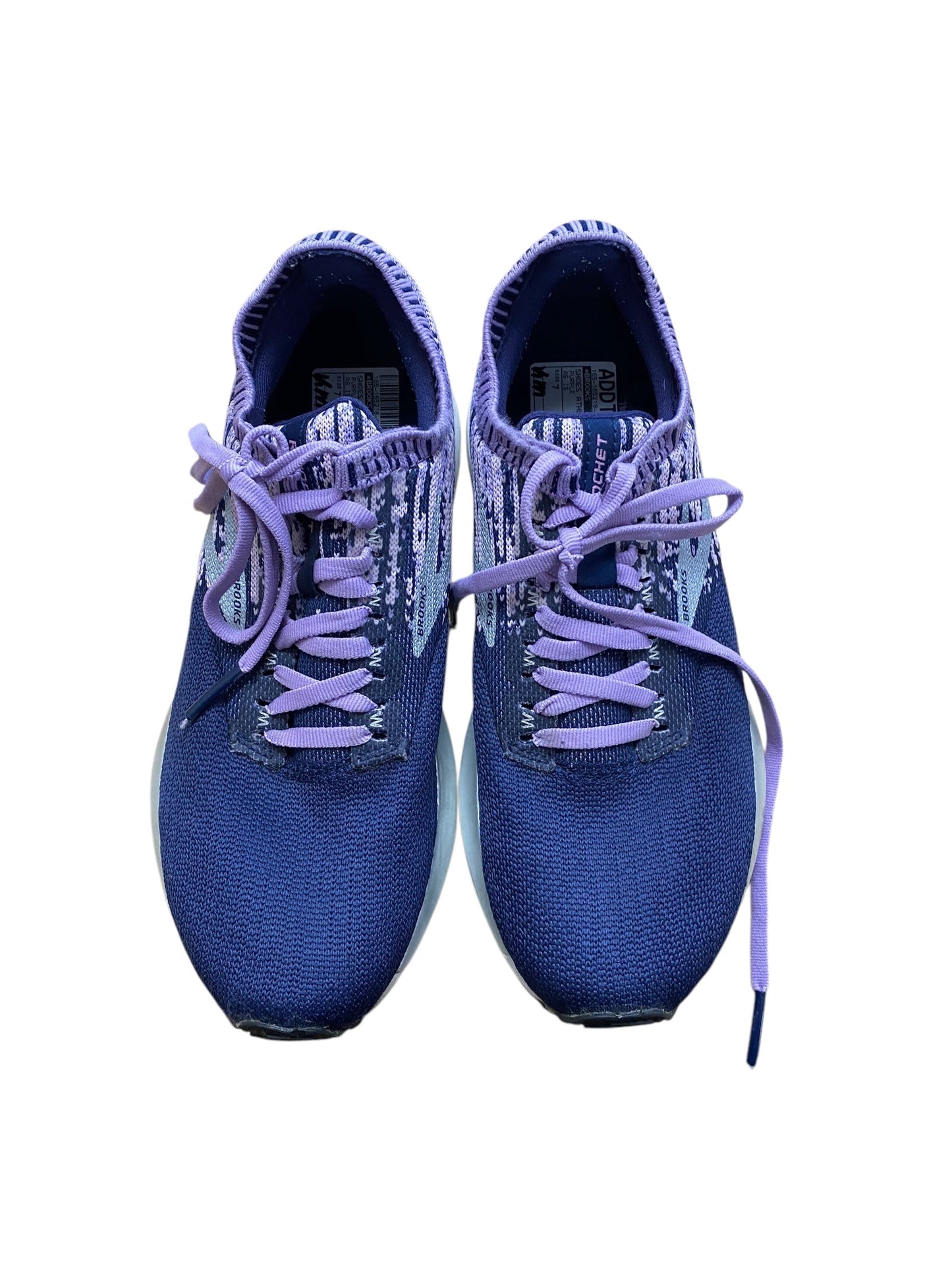 Shoes Athletic By Brooks In Purple, Size: 7