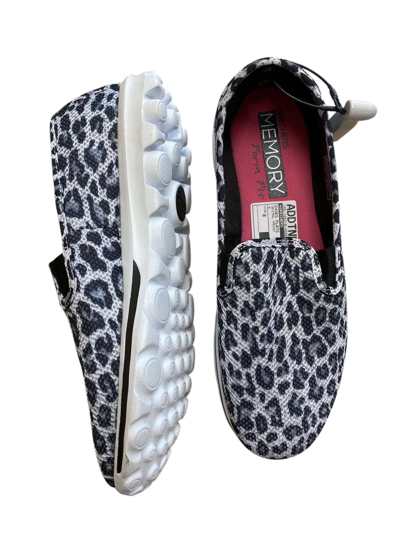 Shoes Flats By Skechers In Animal Print, Size: 8